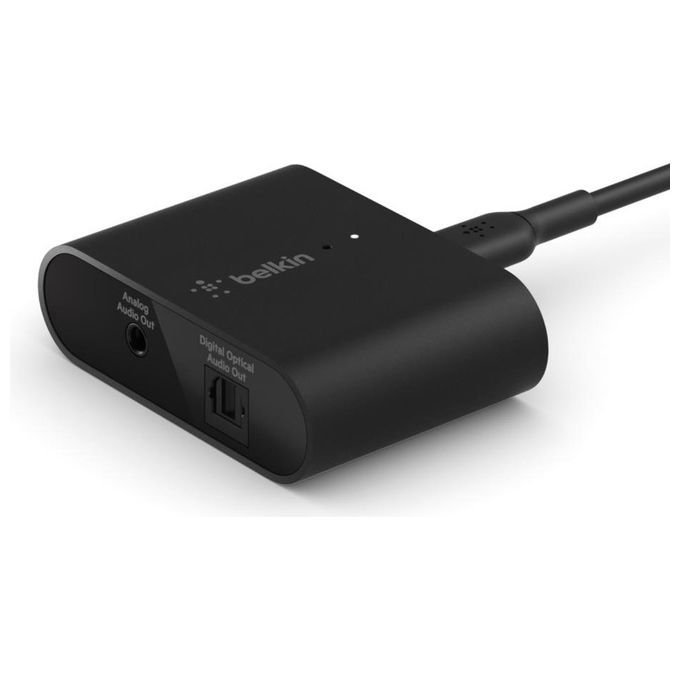 Belkin AUZ002VFBK SoundForm Connect Adattatore Audio con AirPlay 2 Ingressi Audio Ottico e 3.5 mm colore Nero