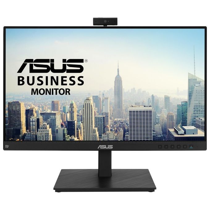 Asus BE24EQSK Monitor PC 23,8'' Full HD IPS Webcam 2MP Microfono Altoparlanti HDMI DisplayPort Regolazione Altezza Pivot VESA colore Nero