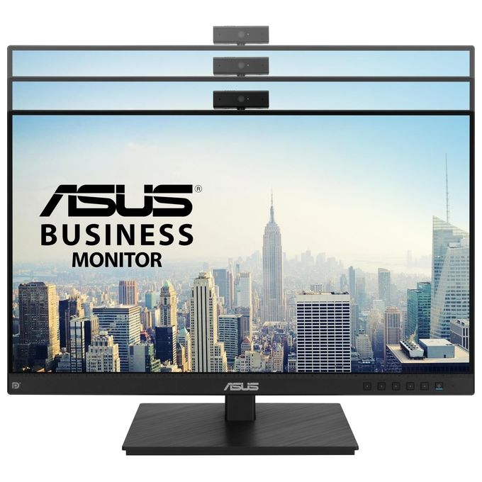 Asus BE24EQSK Monitor PC 23,8'' Full HD IPS Webcam 2MP Microfono Altoparlanti HDMI DisplayPort Regolazione Altezza Pivot VESA colore Nero