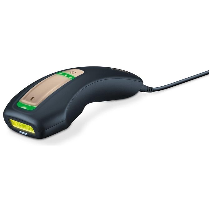 Beurer IPL58P Pure Skin Pro Epilatore a Luce Pulsata IPL 600000 Impulsi 3 Livelli Intensita' Sensore Pelle Filtro UV colore Nero