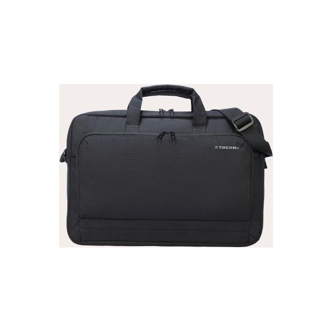 Tucano BSTN17-BK Star Borsa per Notebook 17'' MacBook Pro 16'' Tracolla Fascia Trolley 5 Scomparti colore Nero