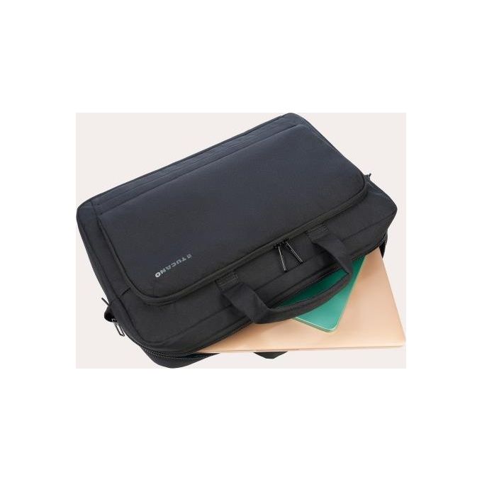 Tucano BSTN17-BK Star Borsa per Notebook 17'' MacBook Pro 16'' Tracolla Fascia Trolley 5 Scomparti colore Nero
