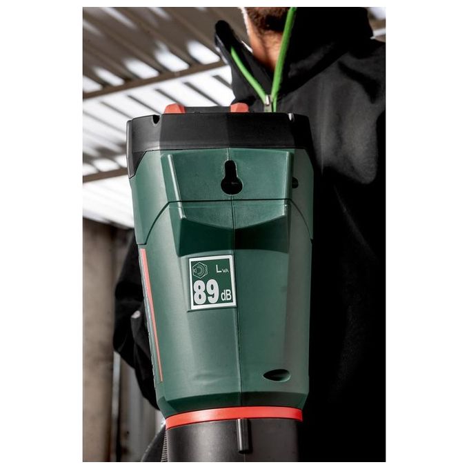 Metabo 601607850 LB 18 LTX BL Soffiatore a Batteria 18 V Motore Brushless Velocita' Regolabile Portata 650 m³-h Rumorosita' 68 dB Pressione Acustica 89 dB Peso 2 1 Kg colore Nero