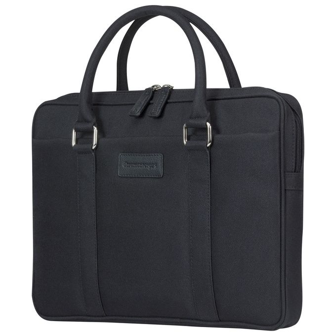 Dbramante1928 XPBG14PLBL3317 Stelvio Borsa per Notebook fino a 14'' con Scomparto Imbottito e Tasche Esterno colore Nero