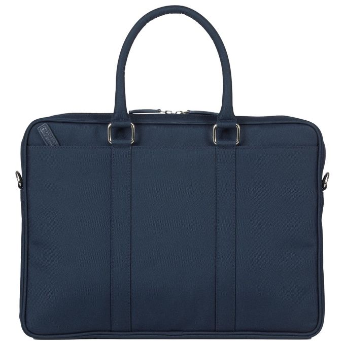 Dbramante1928 BG15PLBU3322 Fifth Avenue Valigetta Ventiquattrore per Laptop 15'' in Nylon Riciclato Blu con Scomparto Imbottito e Tracolla Regolabile colore Blu