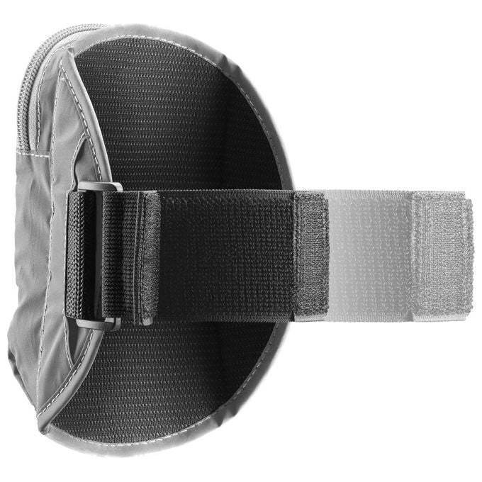 Cellularline ARMBANDPOCKET67D Armband Pocket Fascia da Braccio Sportiva Universale Doppia Tasca Sweat-proof Tessuto Catarifrangente colore Grigio
