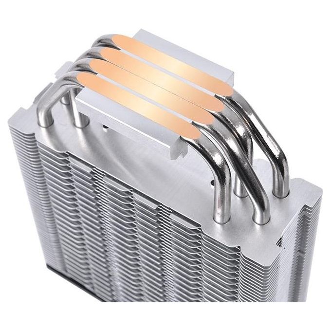 Thermaltake CL-P075-AL12BL-A Toughair 510 Refrigeratore per Processore 2 Ventole 12 cm 4 Condotti in Rame colore Nero