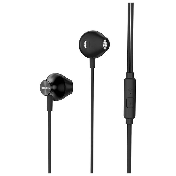 Philips TAUE101BK-00 Auricolari con Microfono a Filo Nero