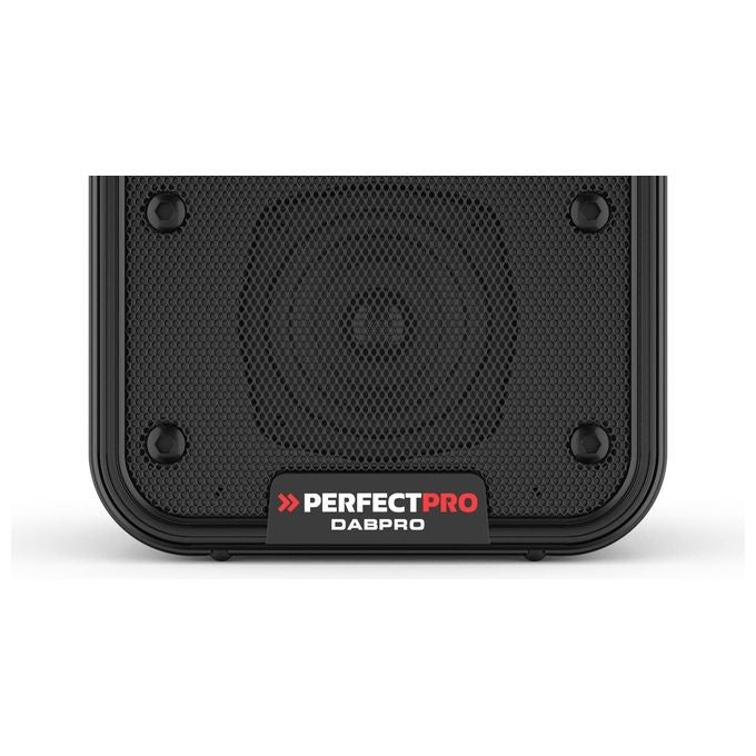 PerfectPro DABPRO Radio da Cantiere Portatile DAB+ FM Bluetooth 4 W IP54 colore Nero