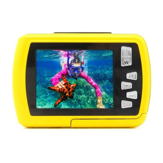 Easypix 10067 Aquapix Fotocamera Subacquea 16 MP HD LCD 2.4'' Zoom 8x colore Giallo