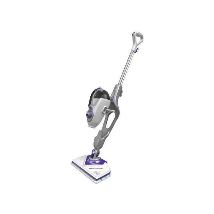 Black+Decker BHSM1615DSM Scopa a Vapore 17 in 1 1600 W 0,5 L SteaMitt Autoselect 120 °C colore Bianco Viola