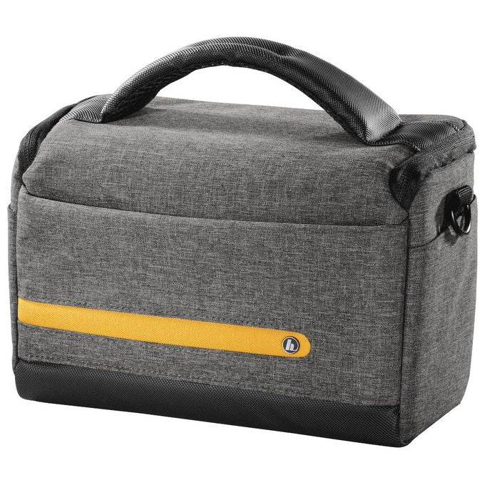 Hama 00121308 Terra Borsa per fotocamera con divisori regolabili e base lavabile colore Grigio