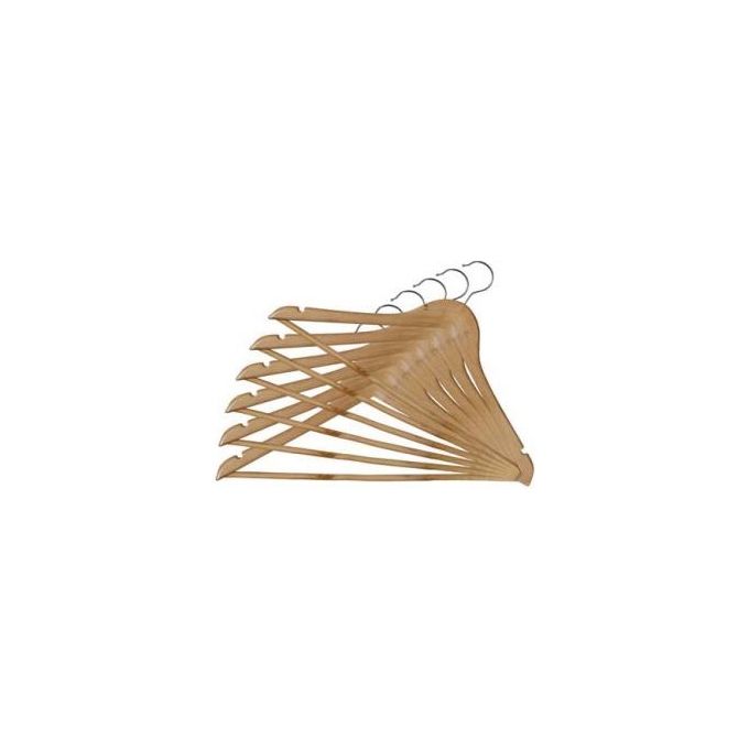 Domopack Living Set 6 Grucce Appendiabiti in Legno