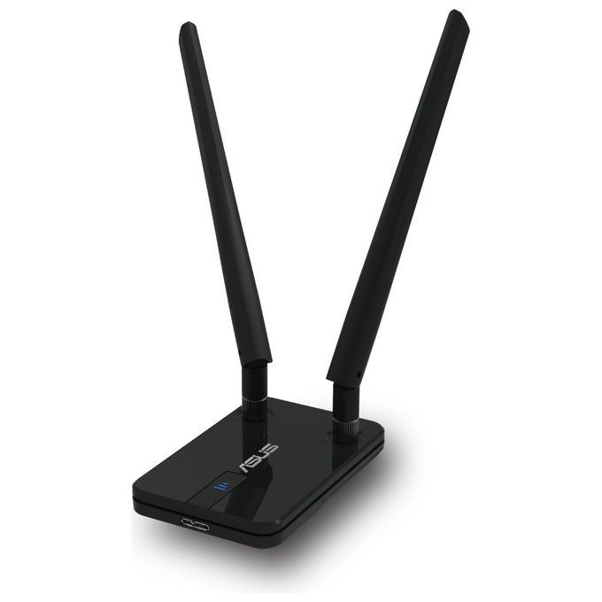 Asus USB-AC58 Adattatore di Rete USB Wi-Fi 5 Dual-band 2.4 GHz 5 GHz 867 Mbps Antenne Staccabili WPA3 colore Nero