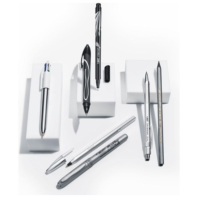 Bic Silver Set Blocco Appunti e Penne