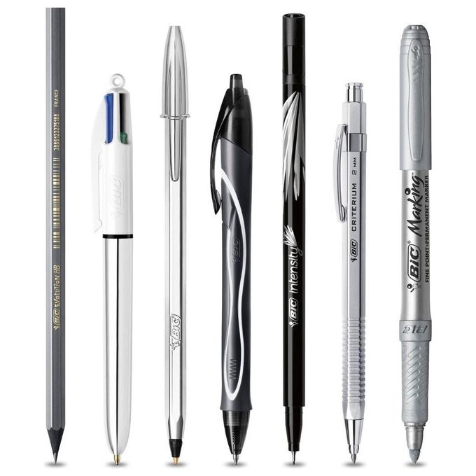 Bic Silver Set Blocco Appunti e Penne