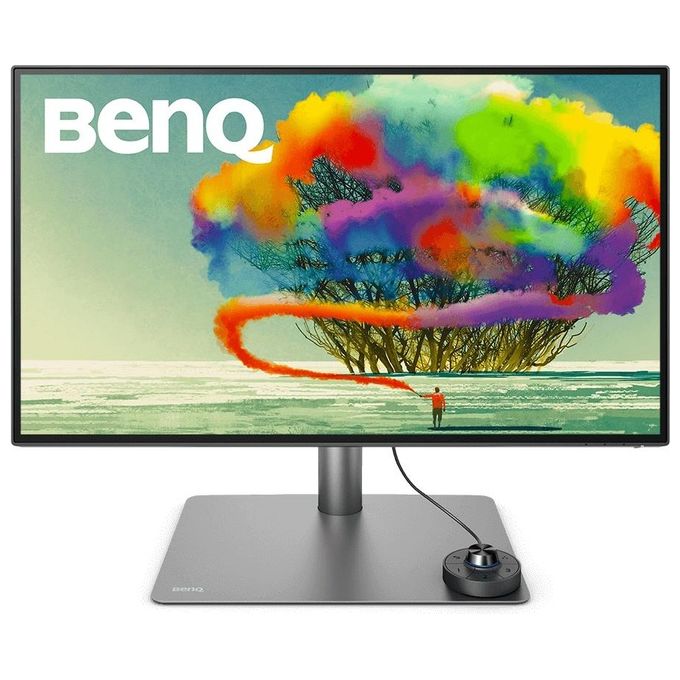 BenQ PD2725U Monitor PC 27'' 4K UHD IPS LED HDR DisplayHDR 400 100% sRGB DCI-P3 Thunderbolt 3 Hub USB colore Nero