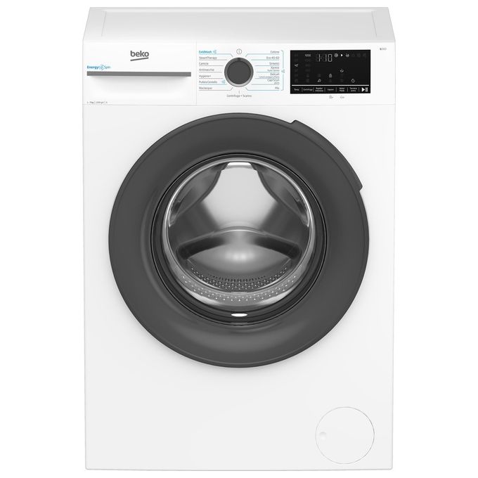 BEKO BMWSU4721A Lavatrice carica frontale Slim 7 Kg Classe a Profondita' 50 cm Centrifuga 1200 giri Inverter Vapore EnergySpin colore Bianco