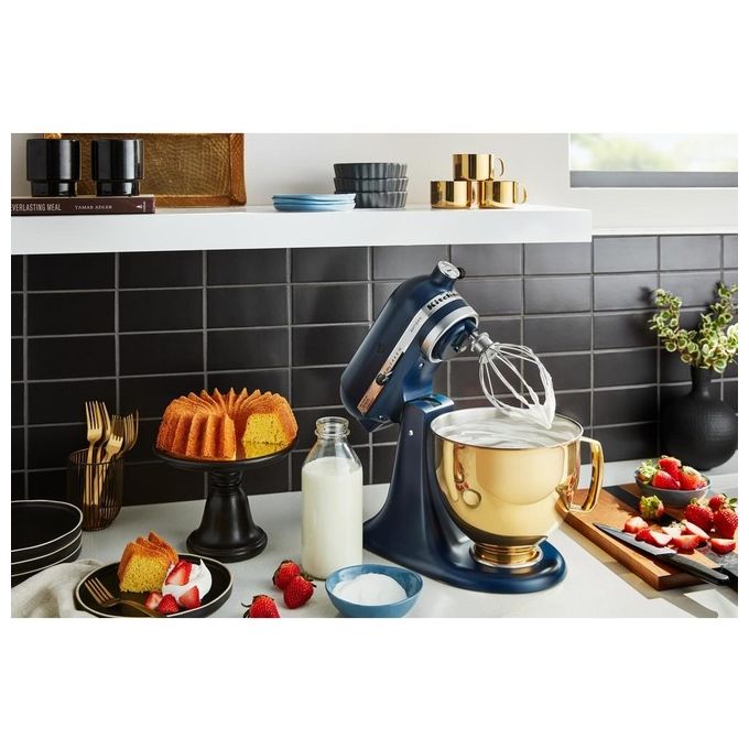 KitchenAid 859711580070 Artisan Sbattitore con base 300 W 4,8 L 10 velocita' Movimento planetario colore Blu