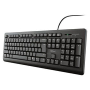 Trust Primo Keyboard Tastiera Integrale con Tasti Silenziosi e Design Resistente al Versamento di Liquidi