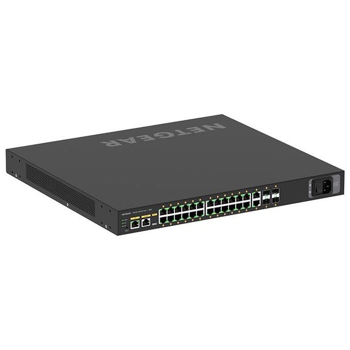 NETGEAR GSM4230PX-100EUS M4250 Switch Gestito L2-L3 24 Porte Gigabit PoE+ 45 W 4 SFP+ 1U colore Nero