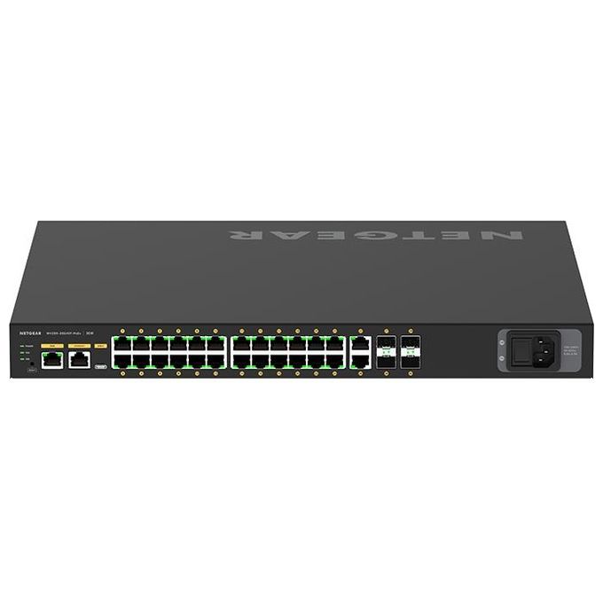 NETGEAR GSM4230PX-100EUS M4250 Switch Gestito L2-L3 24 Porte Gigabit PoE+ 45 W 4 SFP+ 1U colore Nero