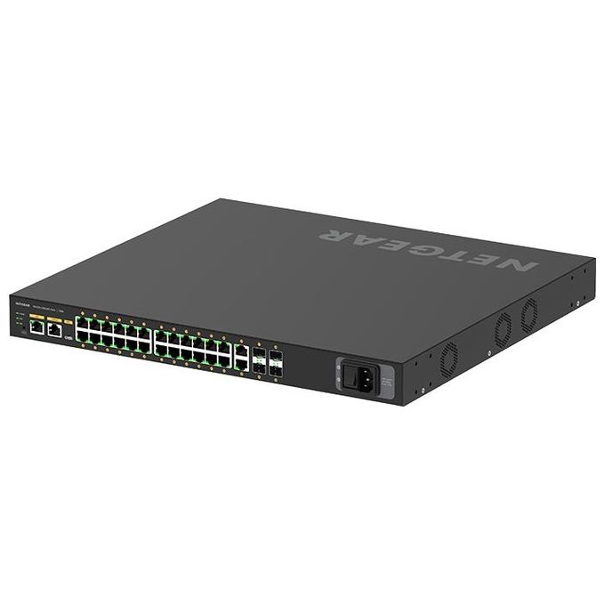 NETGEAR GSM4230PX-100EUS M4250 Switch Gestito L2-L3 24 Porte Gigabit PoE+ 45 W 4 SFP+ 1U colore Nero