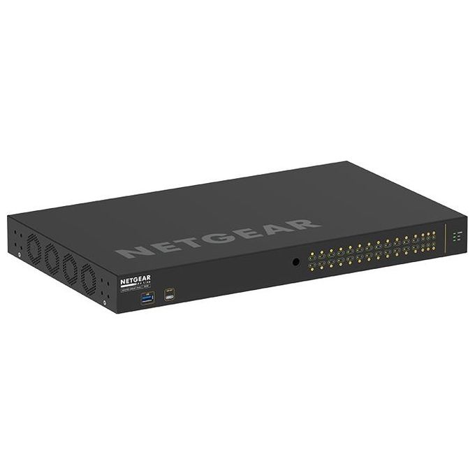 NETGEAR GSM4230P-100EUS AV Line Switch Gestito 24 Porte PoE+ 300W 2 Porte 1G 4 SFP colore Nero