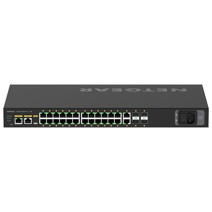 NETGEAR GSM4230P-100EUS AV Line Switch Gestito 24 Porte PoE+ 300W 2 Porte 1G 4 SFP colore Nero