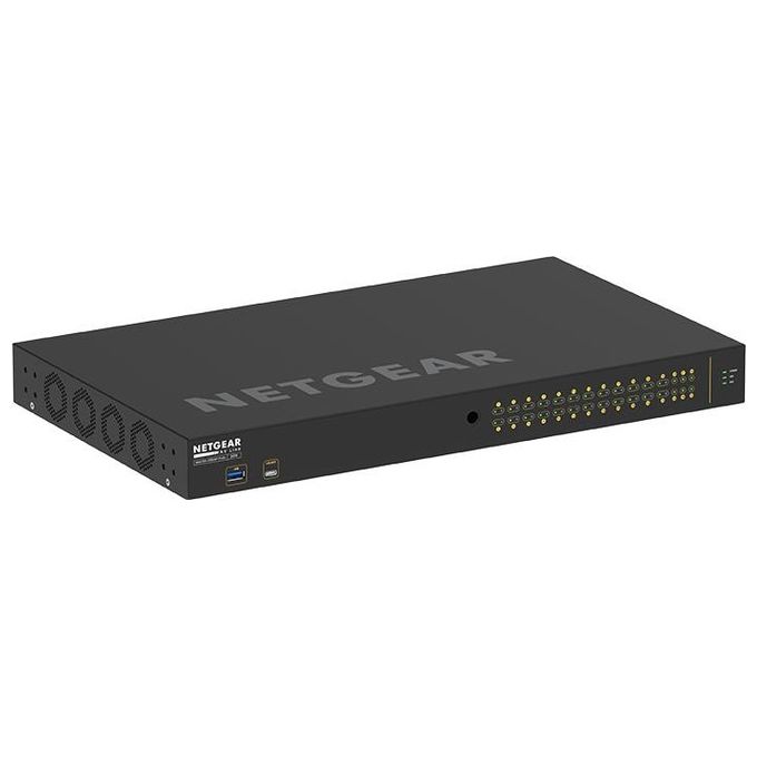 NETGEAR GSM4230P-100EUS AV Line Switch Gestito 24 Porte PoE+ 300W 2 Porte 1G 4 SFP colore Nero