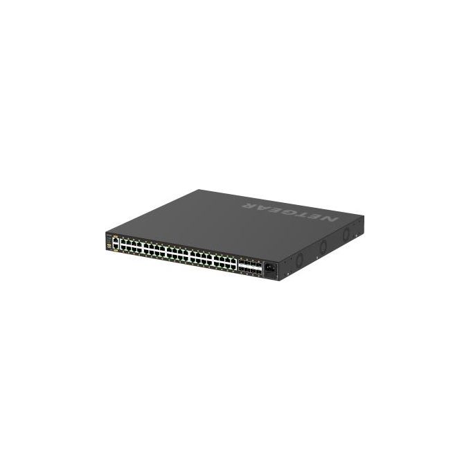 NETGEAR GSM4248P-100EUS Switch di Rete Gestito L2-L3-L4 con 48 Porte Gigabit Ethernet e 8 Slot SFP 96 Gbit-s PoE+ 480 W colore Nero