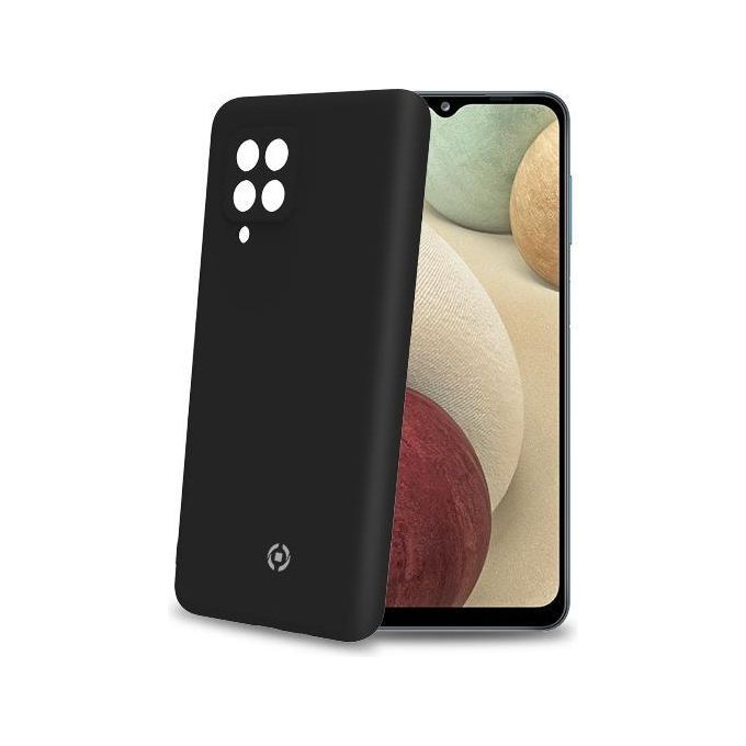 Celly Cromo Cover per Samsung Galaxy A12 Nero