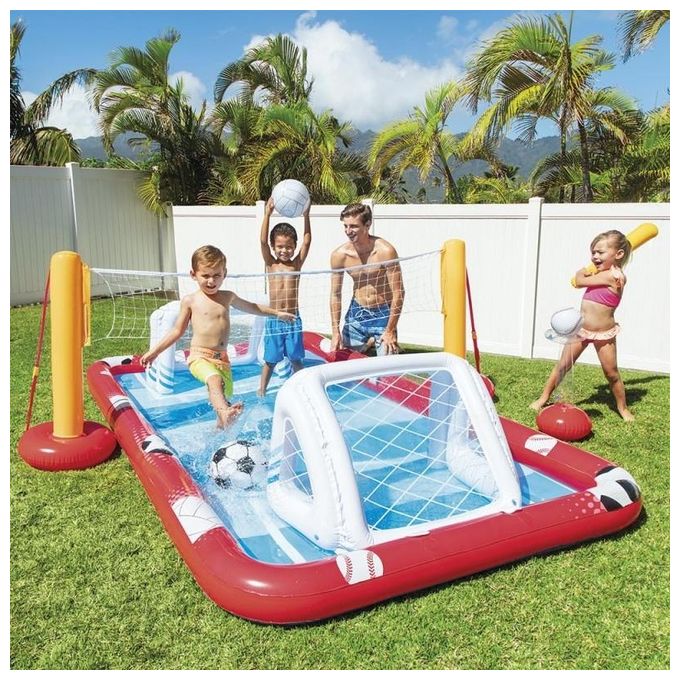 Intex 57147NP Play Center Multi Sport Piscina Gonfiabile per Bambini 325x267x102 cm 470 L 3+ anni