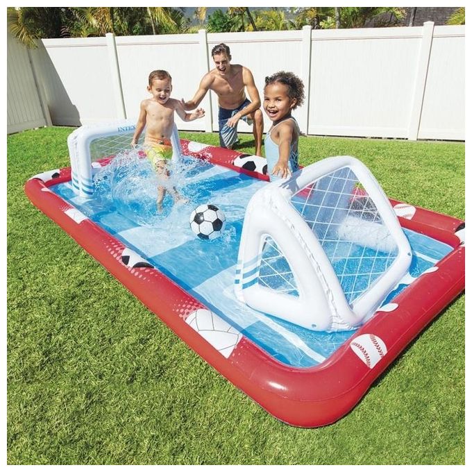 Intex 57147NP Play Center Multi Sport Piscina Gonfiabile per Bambini 325x267x102 cm 470 L 3+ anni