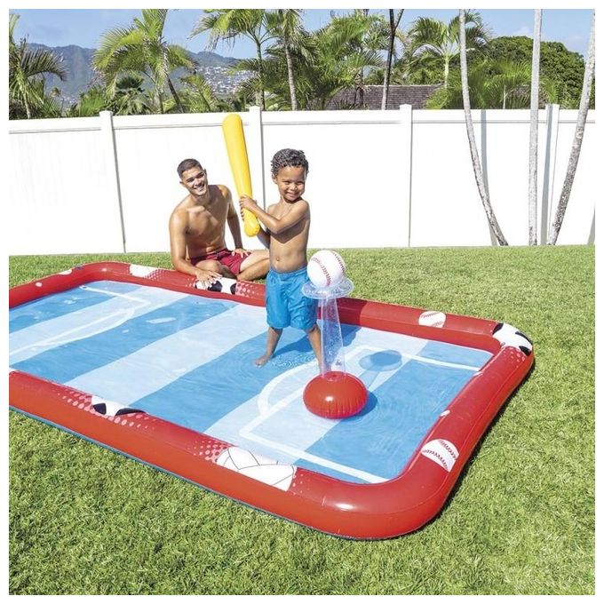 Intex 57147NP Play Center Multi Sport Piscina Gonfiabile per Bambini 325x267x102 cm 470 L 3+ anni