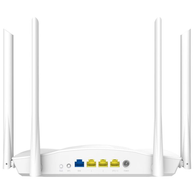 Tenda TX3 Router Wireless Gigabit Dual Band Wi-Fi 6 AX1800 Velocita' fino a 1775 Mbps 4 Antenne Esterne colore Bianco