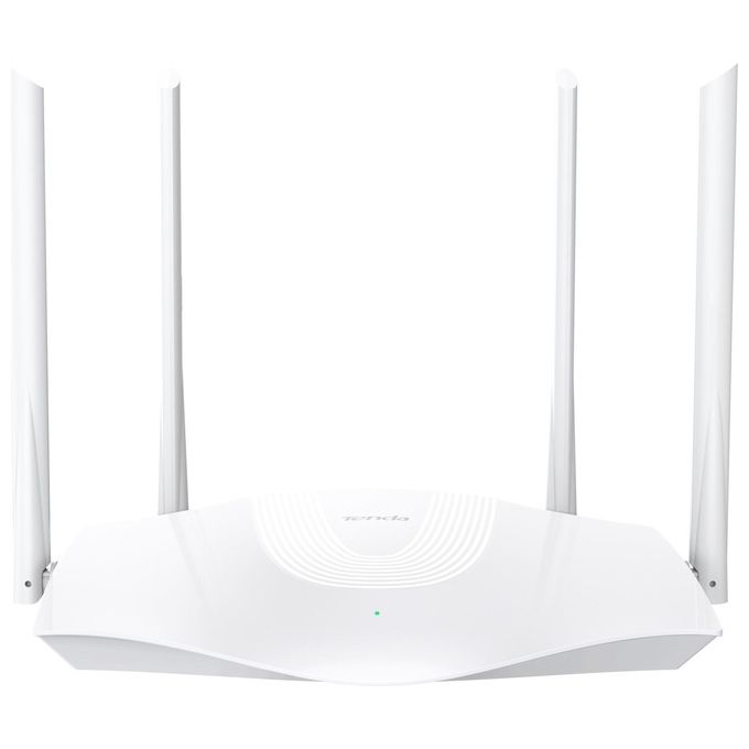 Tenda TX3 Router Wireless Gigabit Dual Band Wi-Fi 6 AX1800 Velocita' fino a 1775 Mbps 4 Antenne Esterne colore Bianco