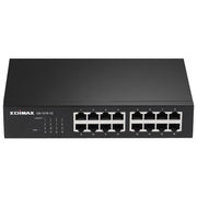 Edimax GS-1016 V2 Switch Gigabit 16 porte non gestito 10-100-1000 Mbps design silenzioso senza ventola colore Nero