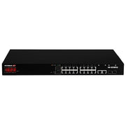 EDiMAX 4717964704252 GS-5216PLC Switch Web Smart 16 Porte Gigabit PoE+ 2 Porte Combo SFP colore Nero