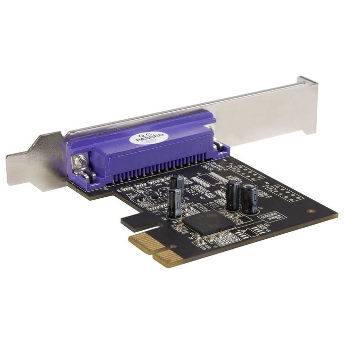 StarTech.com PEX1P2 Scheda Controller Parallela PCIe x1 1 Porta DB25 2,5 Mbit-s Windows Linux colore Nero