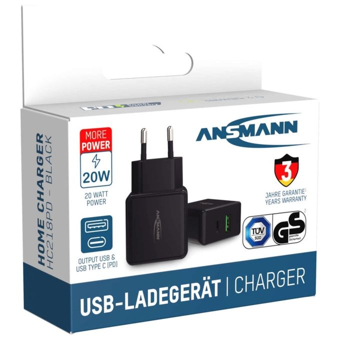 Ansmann Home Caricabatterie HC218PD