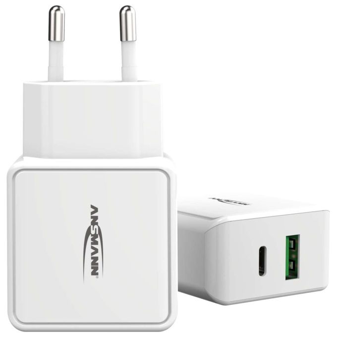 Ansmann Home Caricatore Usb 18W con Power Delivery e Quick Charge 3.0 Bianco