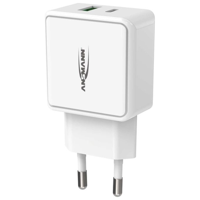 Ansmann Home Caricatore Usb 18W con Power Delivery e Quick Charge 3.0 Bianco