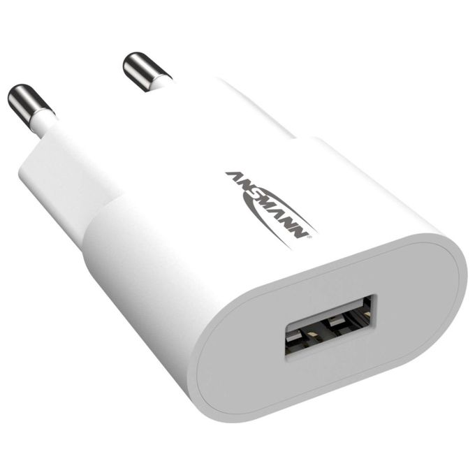 Ansmann Home Caricabatterie HC105w 1xUSB 1000mA Bianco