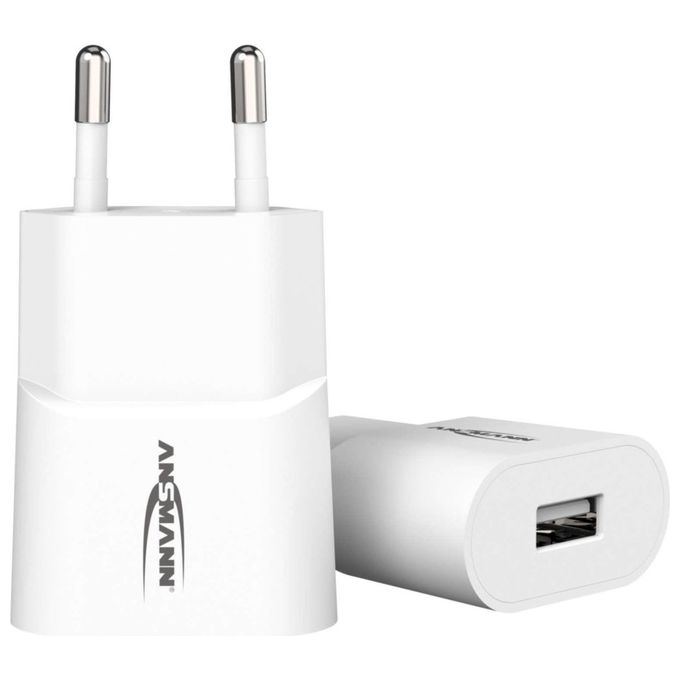 Ansmann Home Caricabatterie HC105w 1xUSB 1000mA Bianco
