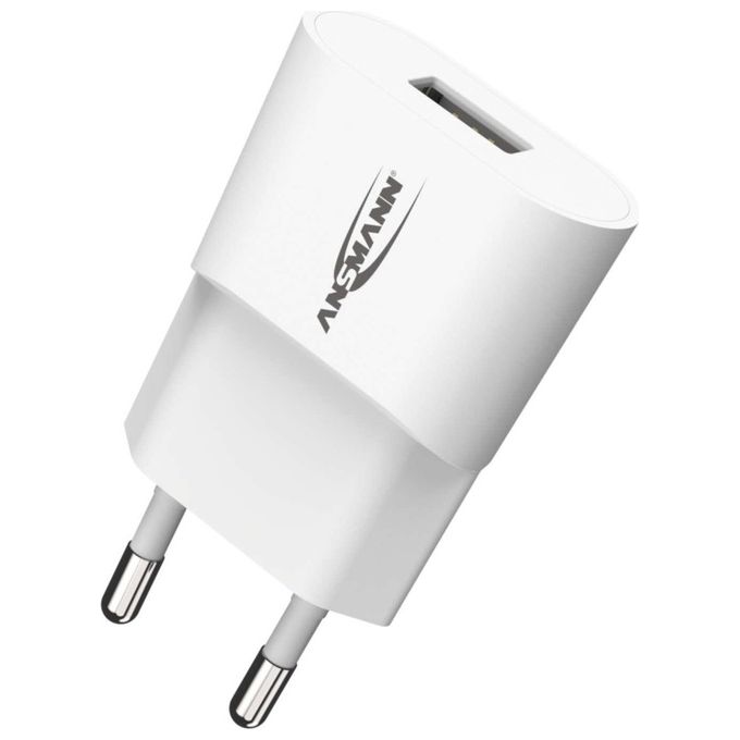 Ansmann Home Caricabatterie HC105w 1xUSB 1000mA Bianco