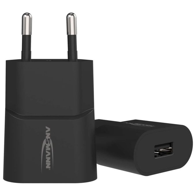 Ansmann Home Caricabatterie HC105 1xUSB 1000mA Nero