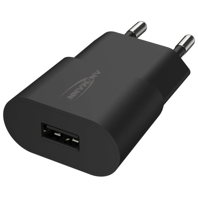 Ansmann Home Caricabatterie HC105 1xUSB 1000mA Nero