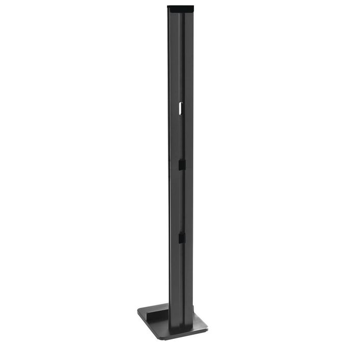 Xavax 00181562 Supporto Organizer per Aspirapolvere Senza Fili in Alluminio 29,5x22x128 cm colore Nero