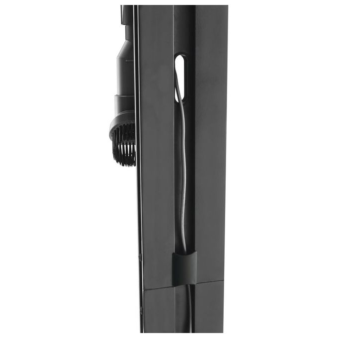 Xavax 00181562 Supporto Organizer per Aspirapolvere Senza Fili in Alluminio 29,5x22x128 cm colore Nero
